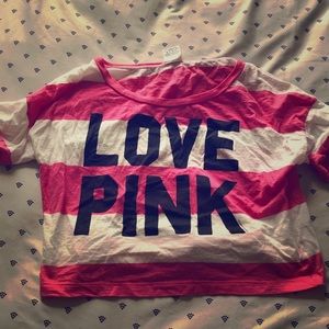 P!nk crop top